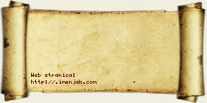 Milana Trnjaković vizit kartica